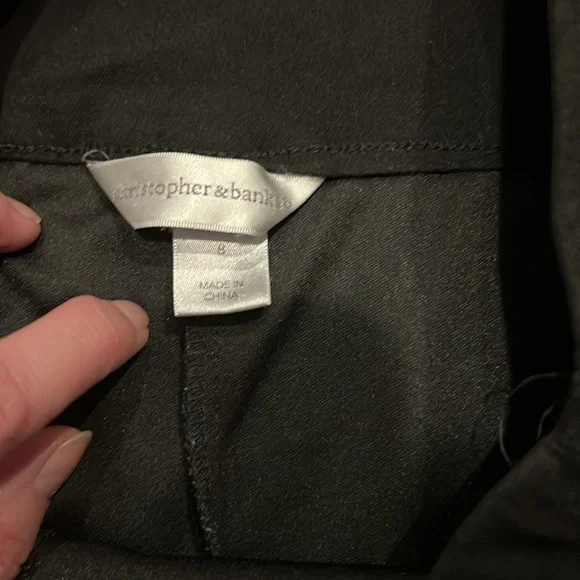 Christopher & Banks black skort size 8 - Picture 4 of 5